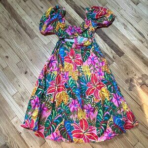 Vibrant Tropical Dress
